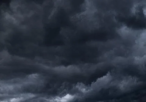 Dramatic sky with storm clouds before rain. Stock Photos