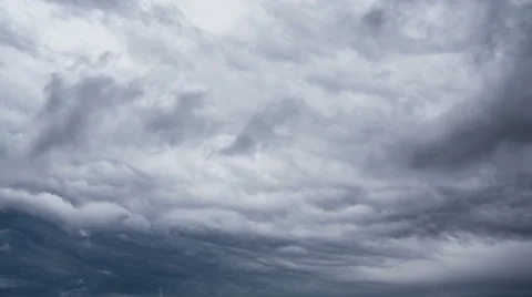 Dramatic sky before the storm Stock Footage 66557806