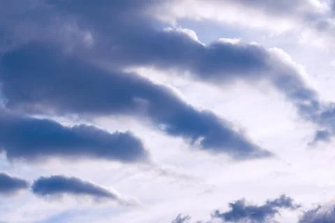 Dramatic sky before the storm Stock Photos