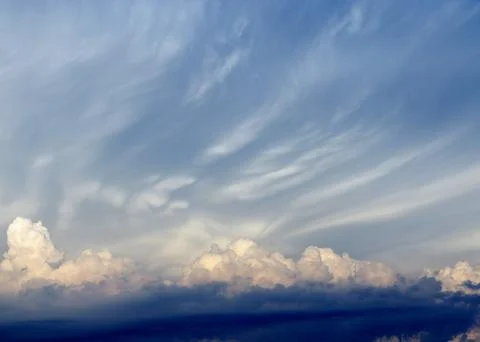 Dramatic sky with stormy clouds 3 Stock Photos