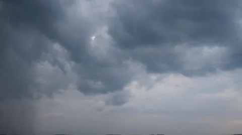 Dramatic sky with stormy clouds Stock Footage 36763191