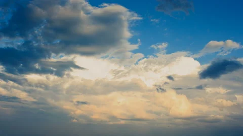 Dramatic sky with stormy clouds. Stock Footage 43098629