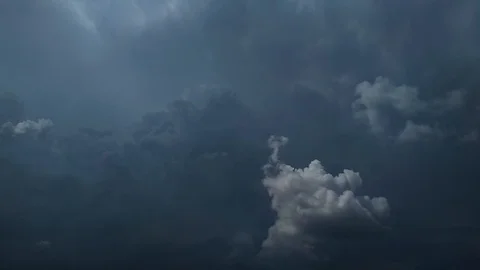 Dramatic Sky - Stormy Clouds Stock Footage