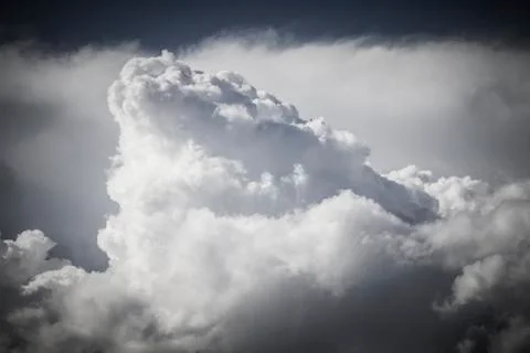 Dramatic sky with stormy clouds 스톡 사진