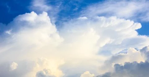 Dramatic sky with stormy clouds Stock Photos