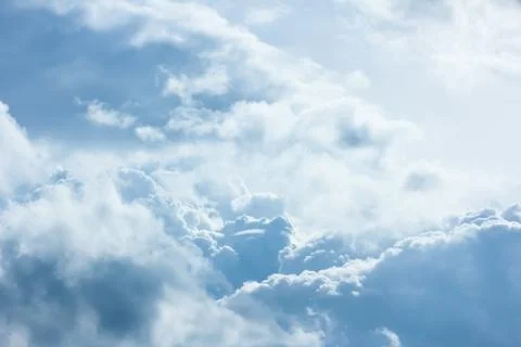 Dramatic sky with stormy clouds Stock Photos