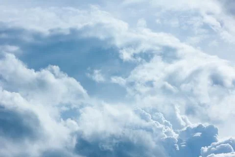 Dramatic sky with stormy clouds Stock Photos