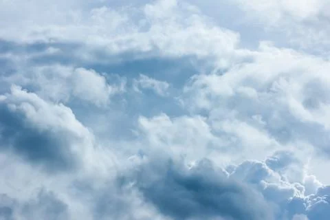 Dramatic sky with stormy clouds Stock Photos