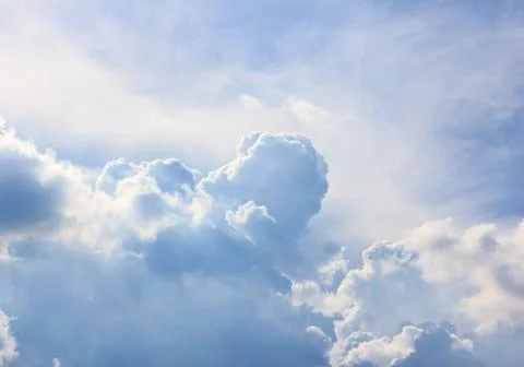Dramatic sky with stormy clouds Stock Photos