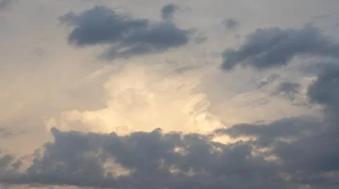 Dramatic Sky with Stormy Clouds Stock-Fotos