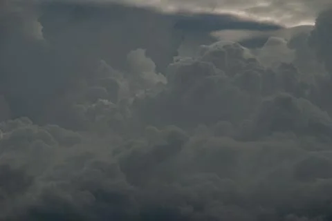 Dramatic sky with stormy clouds, Sky with clouds weather blue nature cloud. Stock Photos
