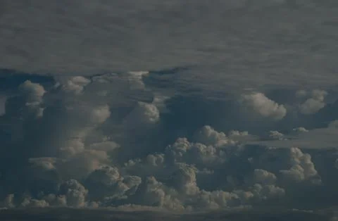 Dramatic sky with stormy clouds, Sky with clouds weather blue nature cloud. 写真素材