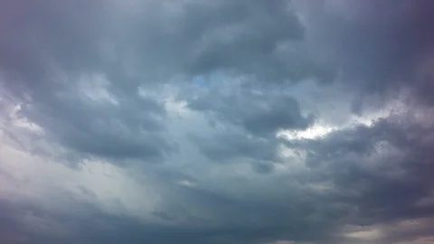 Dramatic sky with stormy clouds  time lapse motion footage 4K video Video stock 107384695