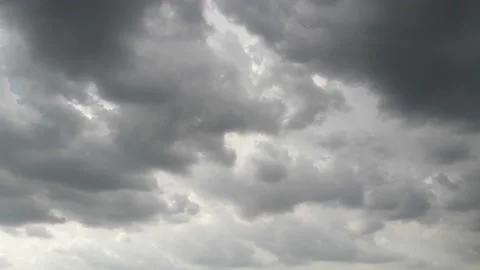 Dramatic sky with stormy clouds Time lapse motion footage Stock Footage 134156912