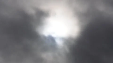 The dramatic sky with sunlight breaking through thick, dark clouds Stock Footage 316246302