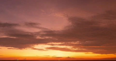Dramatic sky sunris 4K Time lapse video. Scene of Colorful romantic sky sunset w Stock Footage 172385562