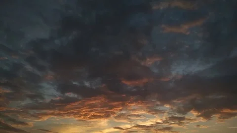 Dramatic Sky at Sunset Video stock 92896839