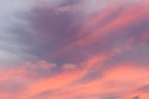 Dramatic sky at sunset Stock Photos