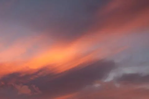 Dramatic sky at sunset Stock Photos