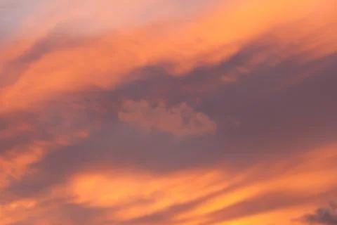 Dramatic sky at sunset Stock Photos