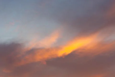 Dramatic sky at sunset Stock Photos