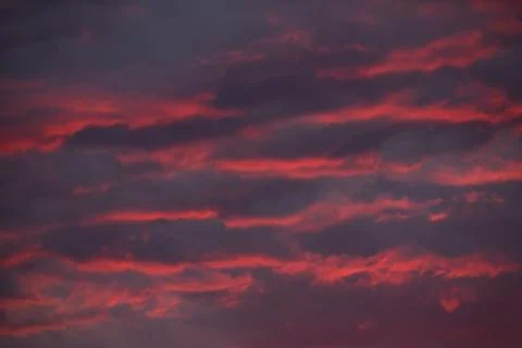 Dramatic sky at sunset. Stock Photos