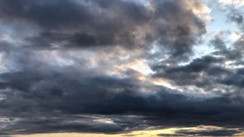 Dramatic sky sunset time lapse Stock Footage 244548426