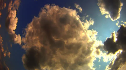 Dramatic sky time lapse Stock Footage 25788981