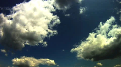 Dramatic sky time lapse Stock Footage 25789393