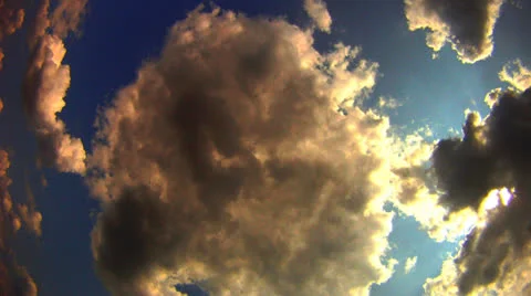 Dramatic sky time lapse Stock Footage 25790482