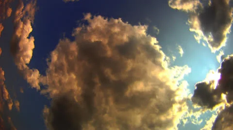 Dramatic sky time lapse Stock Footage 25790608
