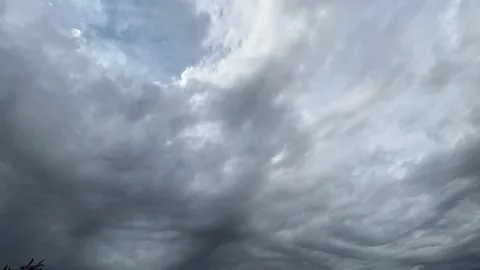 Dramatic sky timelapse Stock Footage 245540474