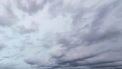 Dramatic sky timelapse with rolling clouds Video stock 345485210
