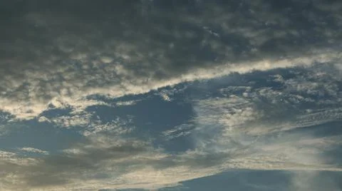Dramatic Sky with Wispy Clouds Stock Photos
