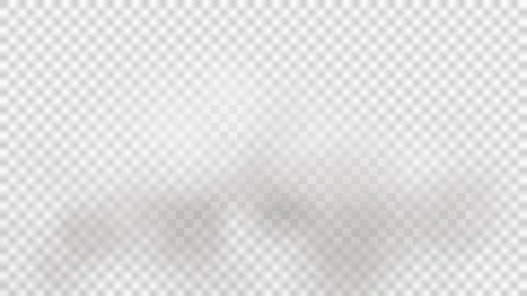 Dramatic Smoke or Fog Overlay on Black Background 스톡 일러스트