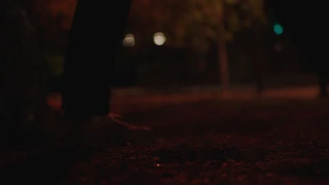 Dramatic sneakers in red light - cinematic 스톡 동영상 246392494