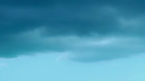 Dramatic Storm Black Clouds and Blue Sky in Sunlight, Time Lapse, Motion. Rain C Stock-Footage 312256456