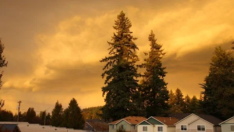 Dramatic storm cloud formation timelapse. Stock-Footage 118726120