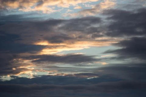 Dramatic storm cloud sky Stock Photos