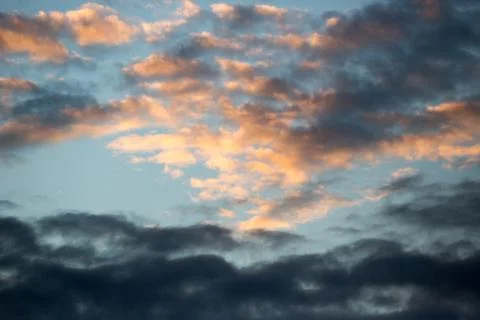 Dramatic storm cloud sky Stock Photos