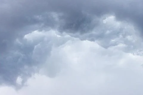 Dramatic Storm Clouds And Coastal Weather Landscape 写真素材