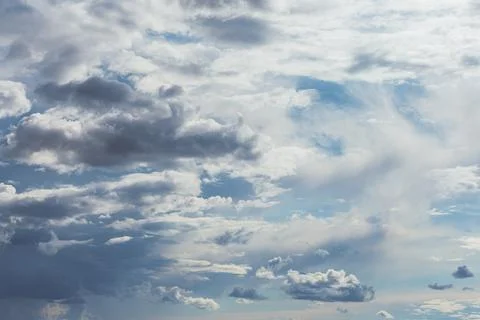 Dramatic storm clouds for the background. Stock Photos