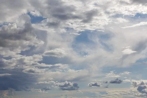 Dramatic storm clouds for the background. Stock Photos