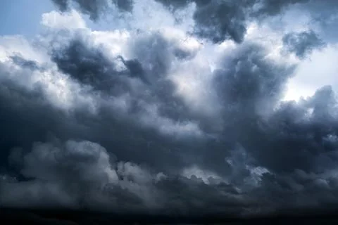 Dramatic Storm Clouds Background Foto stock