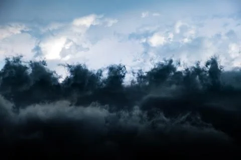 Dramatic Storm Clouds Background Foto stock