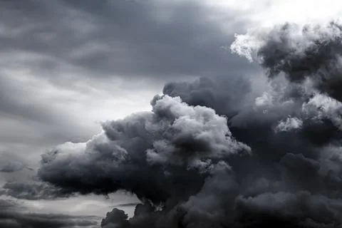 Dramatic Storm Clouds Background Stock-Fotos