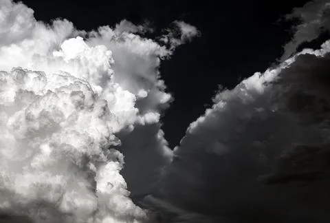 Dramatic Storm Clouds Background Stock Photos