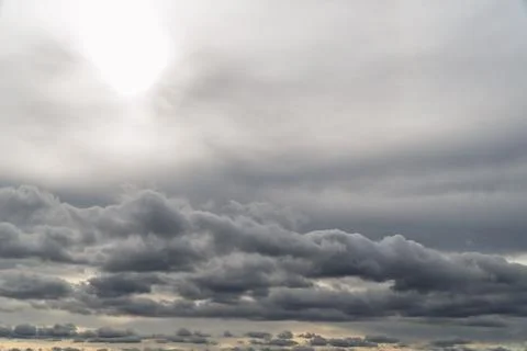 Dramatic storm clouds for the background. Stock Photos