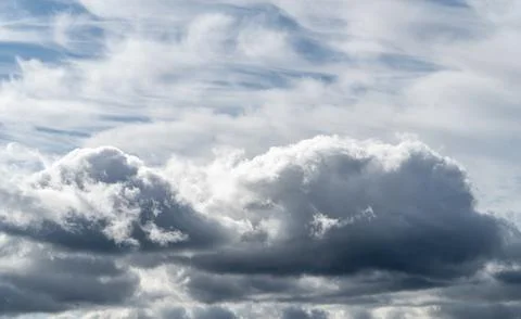 Dramatic storm clouds for the background. Stock Photos