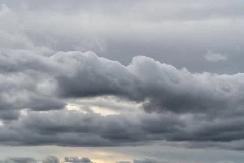 Dramatic storm clouds for the background. Stock Photos